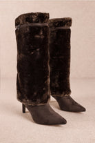 RARA Boutique fur boots in a cozy, plush design for cold-weather wear