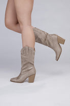 Heeled Cowboy Western Boots - RARA Boutique 