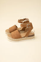 Espadrille Platform Ankle Strap Sandals - RARA Boutique 