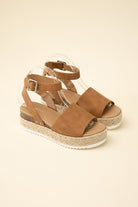 Espadrille Platform Ankle Strap Sandals - RARA Boutique 