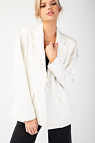 Rhinestone Fringe Blazer Jacket - eesome - RARA Boutique 