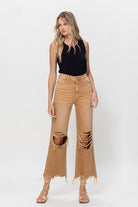 90"s Vintage Crop Flare Jeans - Vervet by Flying Monkey - RARA Boutique 