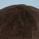 Vegan suede newsboy cabbie hat with plush trim from Collections by Fame Accessories, featuring a classic rounded crown and brim.