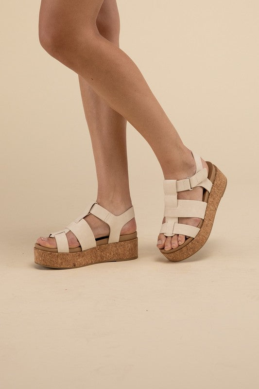 Platform Sandal Wedge - RARA Boutique 