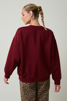 Coffee Time Teddy Bear Embroidered Crewneck Sweatshirt - Sunday Edition - RARA Boutique 