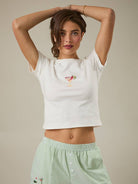 Spicy Cocktail T-shirt by RARA Boutique featuring a vibrant, stylish design on a casual T-shirt for Sunday edition wear.