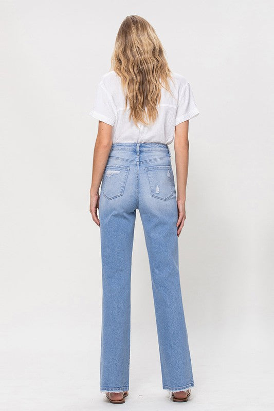 High Rise Vintage Flare Jeans- Flying Monkey - RARA Boutique 