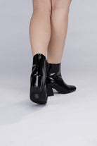 Ultra Shiny Faux Leather Boots - RARA Boutique 