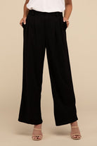 Waffle Trouser Pants with Pockets - RARA Boutique 