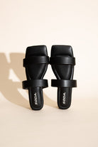 Double Strap Slides Sandals - RARA Boutique 