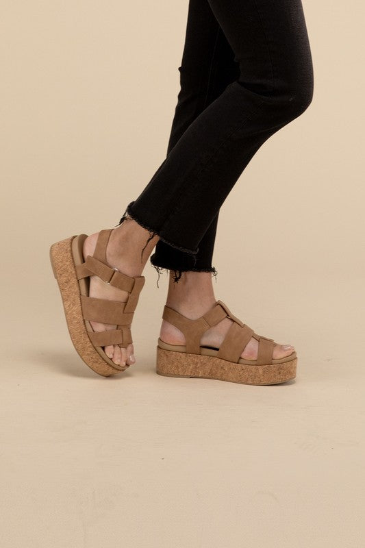 Platform Sandal Wedge - RARA Boutique 