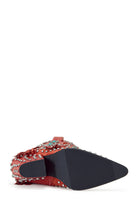 Fringe Western Boots with Rhinestones & Turquoise Studs - Azalea Wang - RARA Boutique 