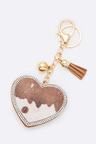 Crystal Heart Key Chain - RARA Boutique 