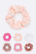 Soft Sequin Scrunchie Hair Tie - RARA Boutique 