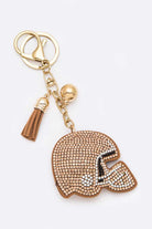 Football Helmet Crystal Key Chain - RARA Boutique 