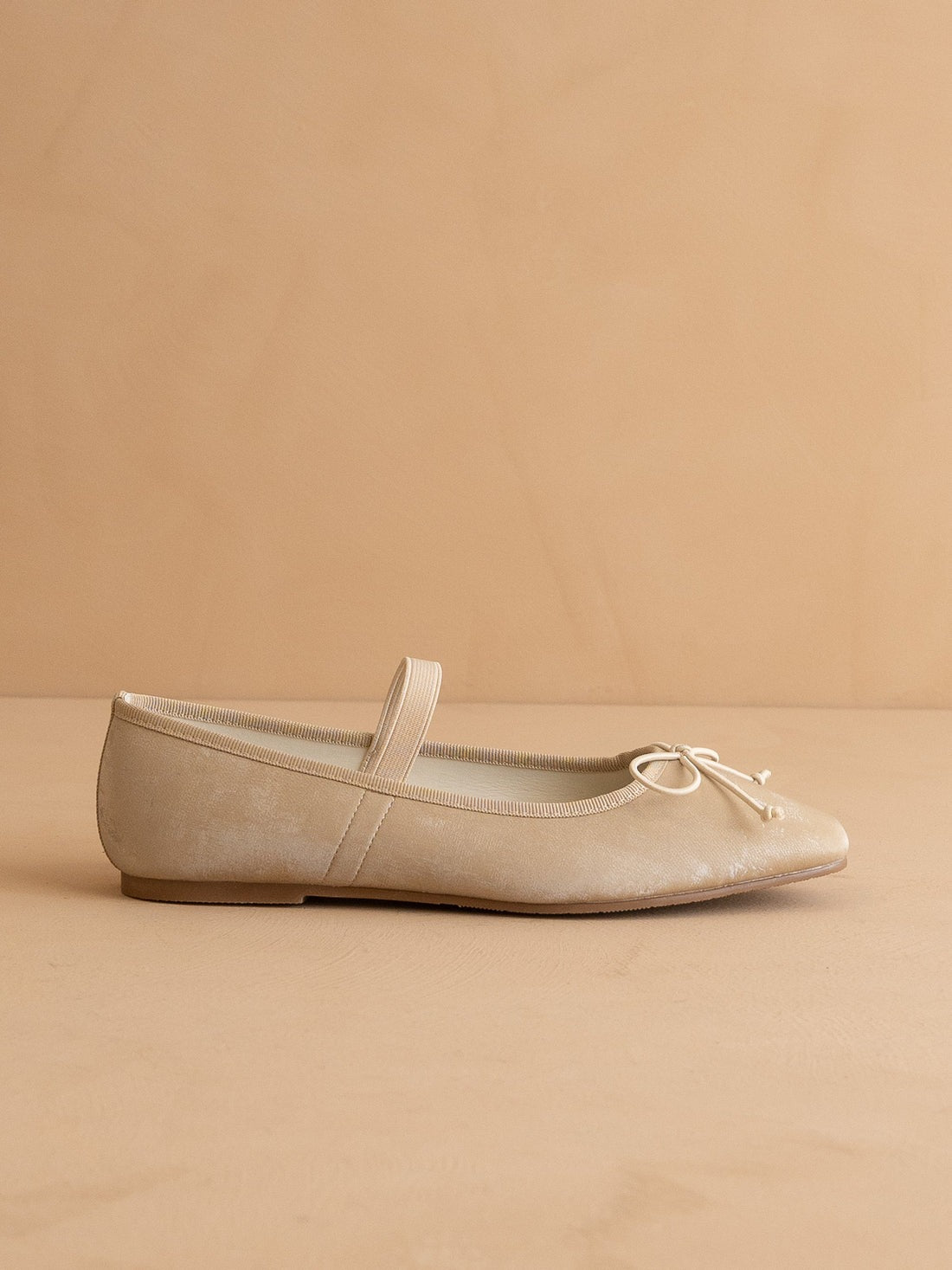Suede Square Toe Ballet Flats - Oasis Society - RARA Boutique 
