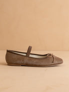 Suede Square Toe Ballet Flats - Oasis Society - RARA Boutique 