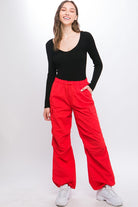 Loose Fit Parachute Cargo Pants - RARA Boutique 