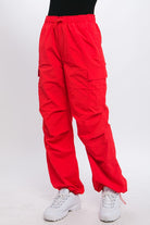 Loose Fit Parachute Cargo Pants - RARA Boutique 