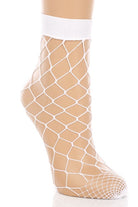 Fishnet Crew Socks - RARA Boutique 