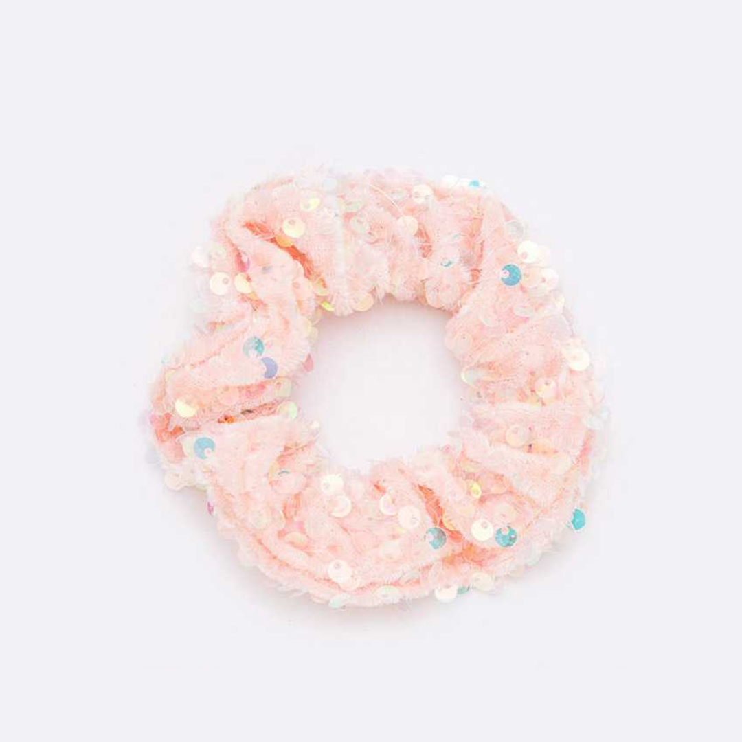 Soft Sequin Scrunchie Hair Tie - RARA Boutique 