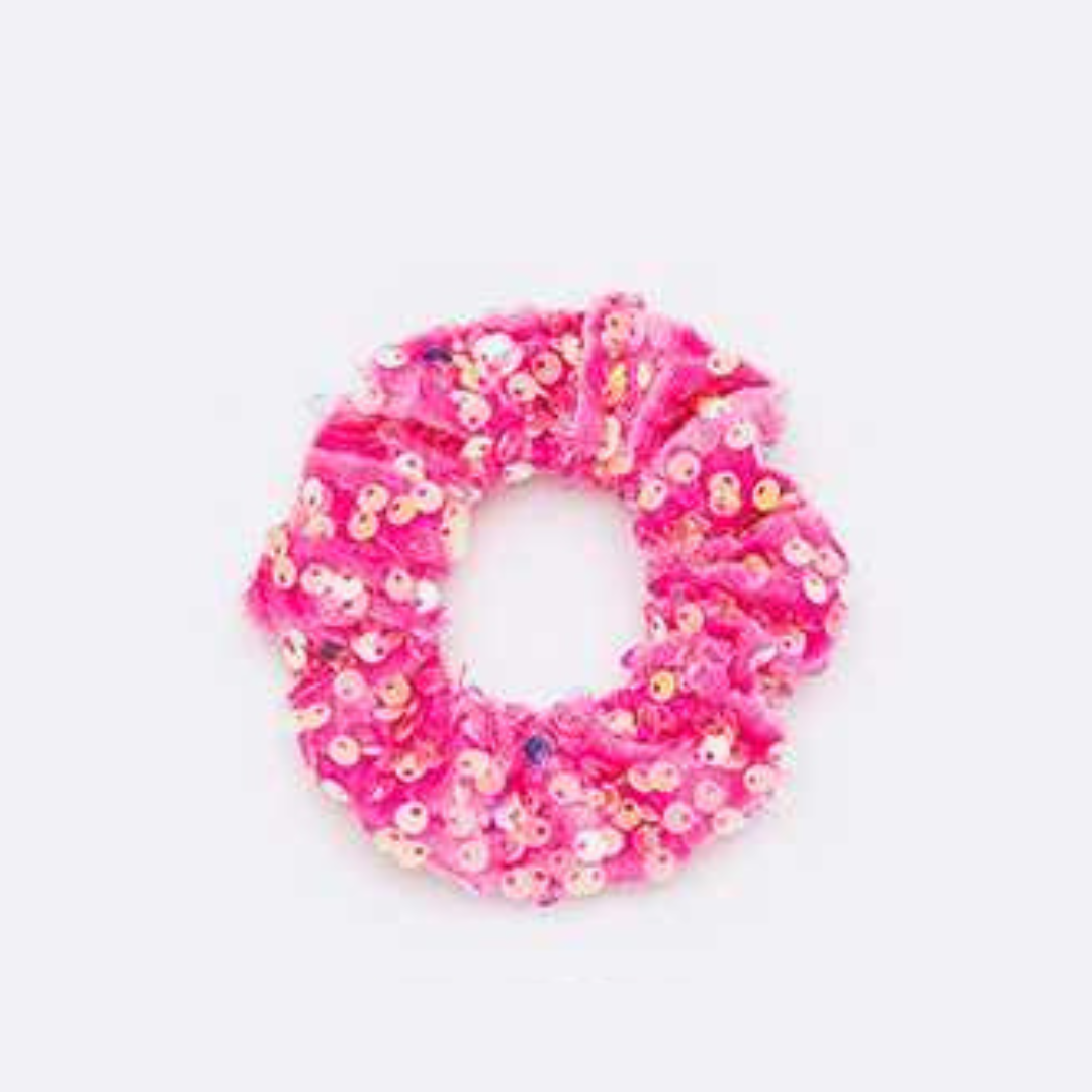 Soft Sequin Scrunchie Hair Tie - RARA Boutique 