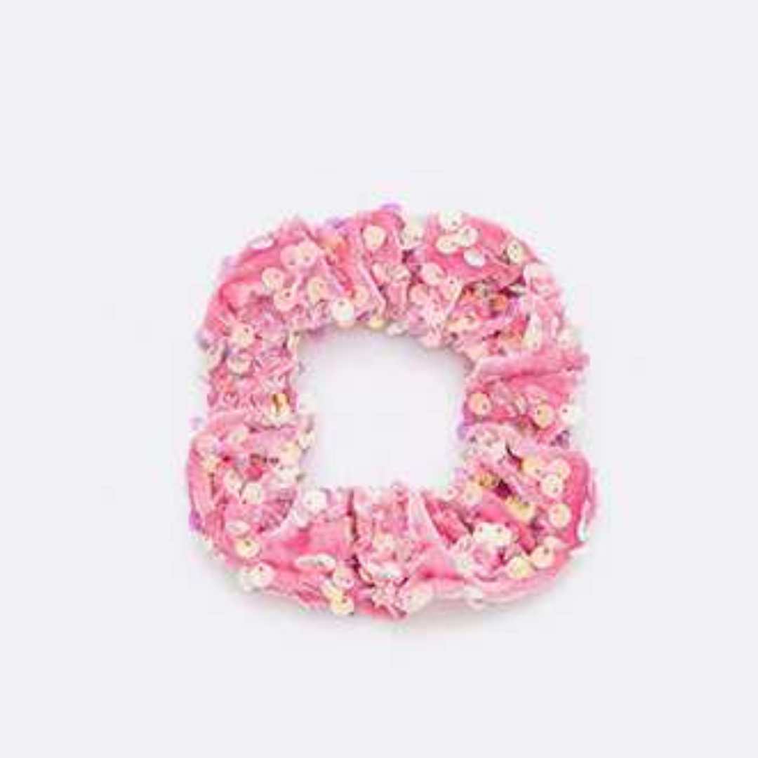 Soft Sequin Scrunchie Hair Tie - RARA Boutique 