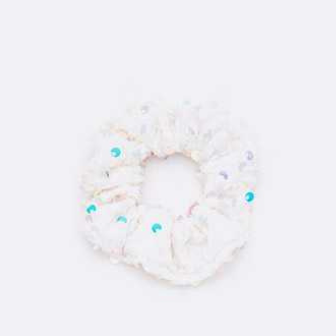 Soft Sequin Scrunchie Hair Tie - RARA Boutique 