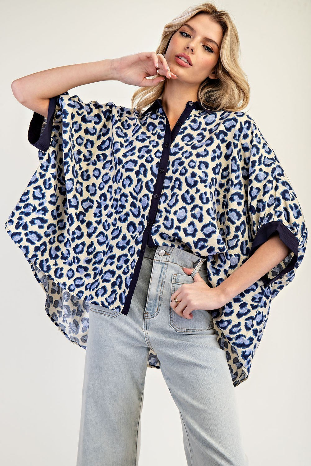 LEOPARD blouse eesome - RARA Boutique 