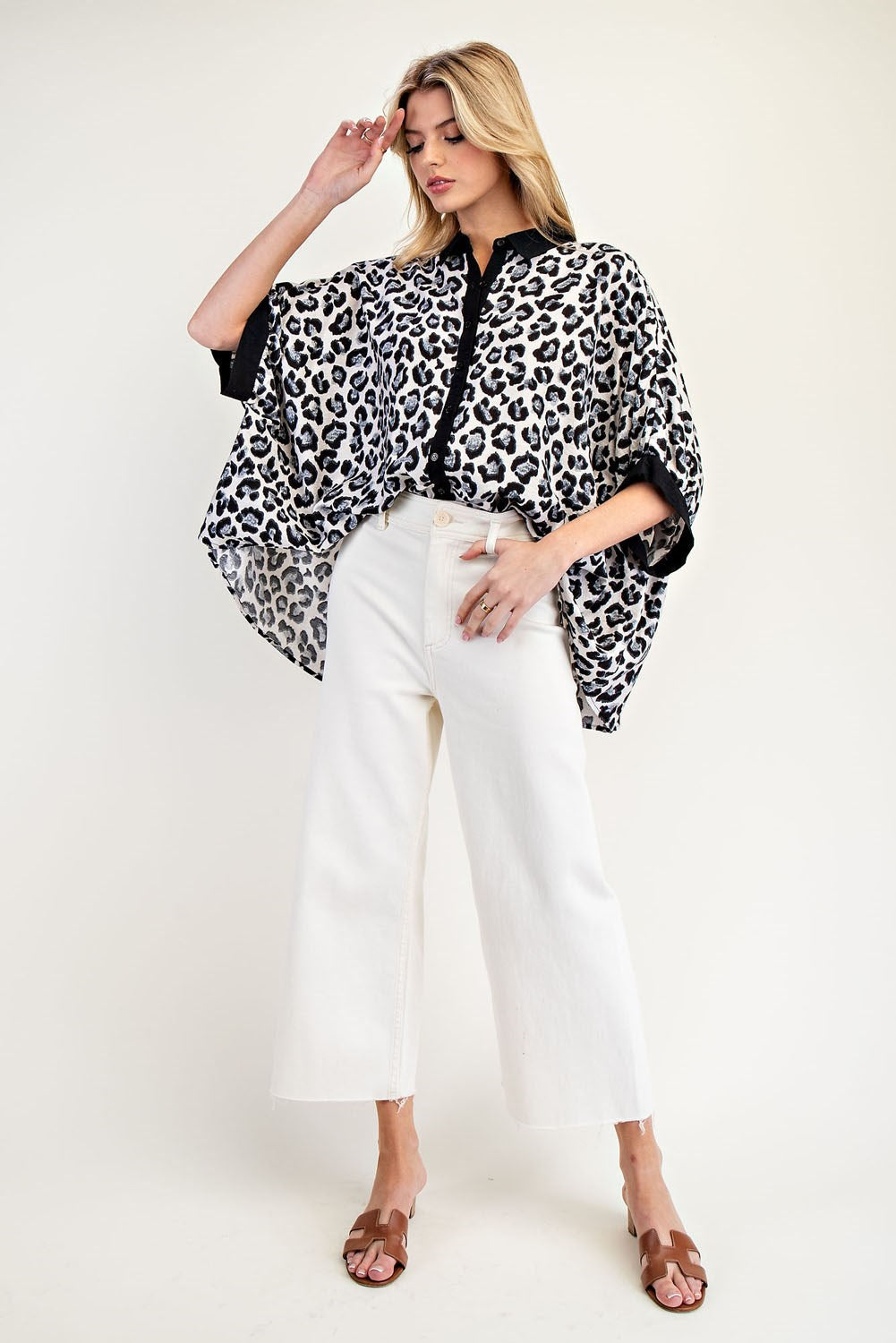 LEOPARD blouse eesome - RARA Boutique 