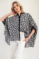 LEOPARD blouse eesome - RARA Boutique 