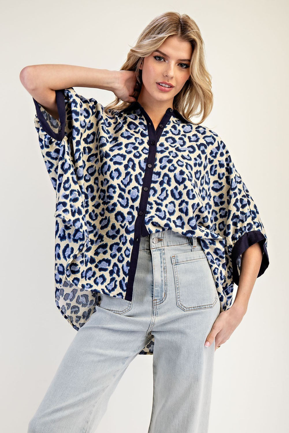 LEOPARD blouse eesome - RARA Boutique 