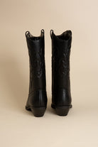 Tall Western Boots with Pointed Toe - RARA Boutique 