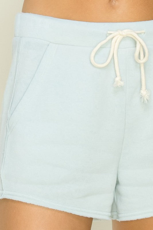 Cozy Drawstring Lounge Shorts - RARA Boutique 