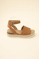 Espadrille Platform Ankle Strap Sandals - RARA Boutique 