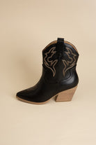 Pointed Toe Western Booties - RARA Boutique 