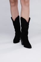 Heeled Cowboy Western Boots - RARA Boutique 