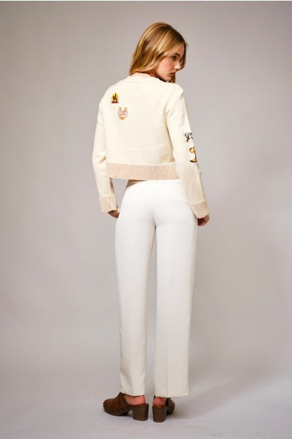 Horse shimmer sweater nice one -Blue B - RARA Boutique 