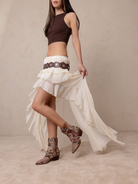 Vintage Floral Jacquard Tapestry Western Boots - Oasis Society - RARA Boutique 