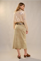 Western Embroidered Sequin Button Down Shirt - Blue B - RARA Boutique 