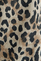 High Waist Leopard Print Barrel Jeans with Elastic Waist - Sunday Edition - RARA Boutique 