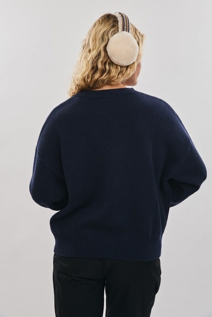 Santa Teddy Bear Long Sleeve Christmas Sweater - Le Lis - RARA Boutique 