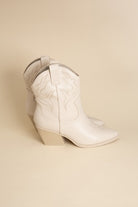 Pointed Toe Western Booties - RARA Boutique 