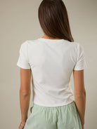 Spicy Cocktail T-shirt by RARA Boutique featuring vibrant graphic design, casual fit, and Sunday edition branding.