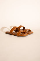 Double Strap Slides Sandals - RARA Boutique 