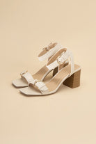 Buckle Sandal Heel with Ankle Strap - RARA Boutique 